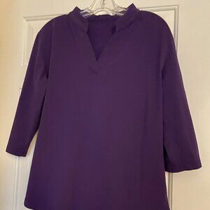 Ceasikery Women top XL Purple 3/4 sleeves